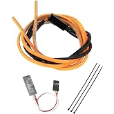 MEUS RACING RC LED Strip Colored Light Strip for TRX4M SCX24 1/24 1/18 RC Crawlers Upgrade (Pink)