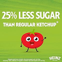 Heinz Tomato Ketchup with a Blend of Veggies, 19.5