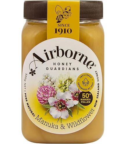 Amazon.com : Airborne (New Zealand) Manuka Honey 50+ 500g / 1.1lbs