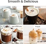 Pro Breeze 4-in-1 Electric Milk Frother 240ml Hot Cold Foam Warmer view 3