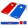 GoSports Portable 3 x 2 ft Cornhole Game Set – Premium Toss Game for Kids and Adults - Choose Your Style