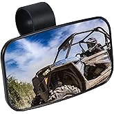 UTV Center Mirror, OFIG UTV Rear View Mirror with 1.5"-2" Mount Compatible with Polaris RZR/Can Am Maverick X3 Commander/Pion