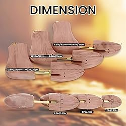 1 Pack Cedar Boot Tree for Men/Women, Storage Bag
