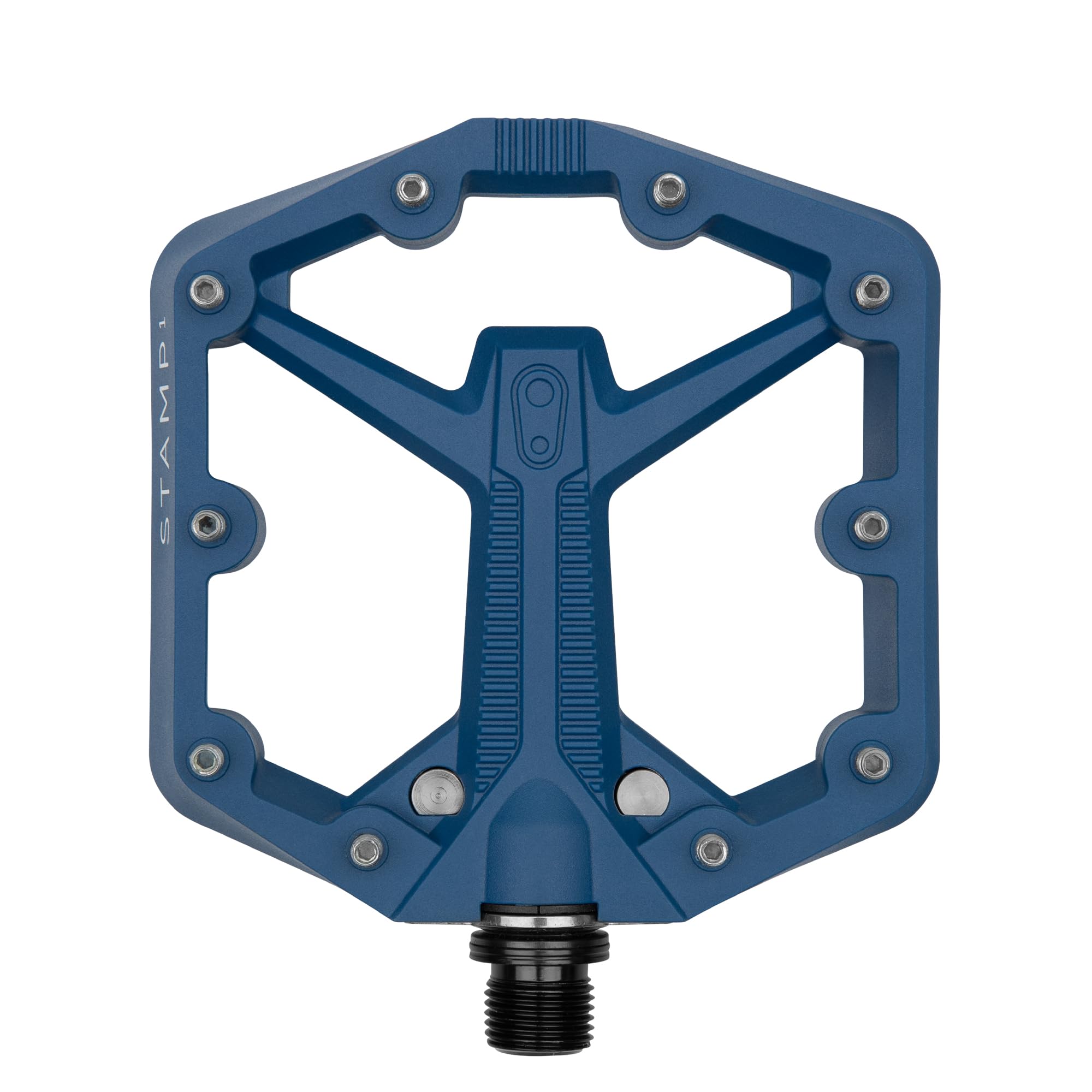 Crankbrothers Stamp 1 Version 2 MTB Pedal, Small Navy