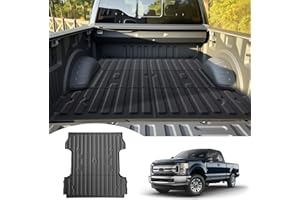 JTYZSM Truck Bed Mat for 2017-2025 2026 Ford Super Duty F250/F350/F450 6.8FT Bed Liner All Weather Protection Bed Cargo Mat Pickup Car Accessories(for 17-26 F250/F350/F450 6.8FT)