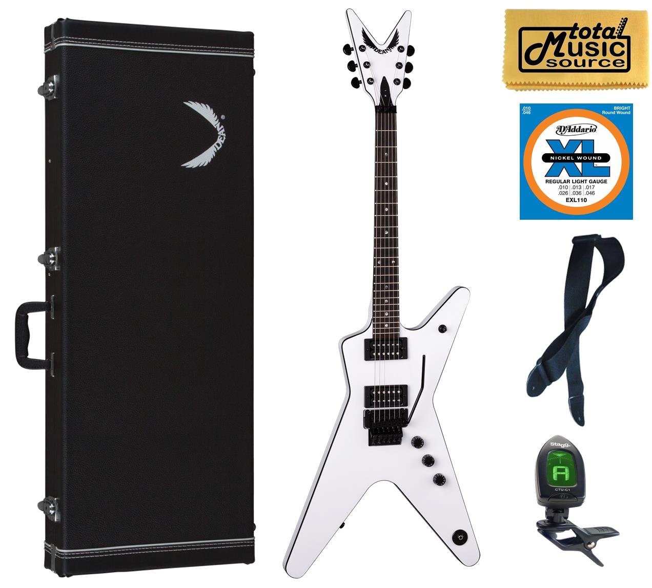 Buy Dean ML 79 F CWH HSPACK SolidBody Electric Guitar, Classic White