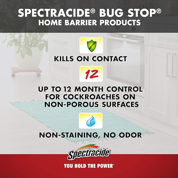 Amazon Com Spectracide Bug Stop Home Barrier Ready To Use Spray 32 Fluid Ounce Home Pest Control Sprayers Garden Outdoor