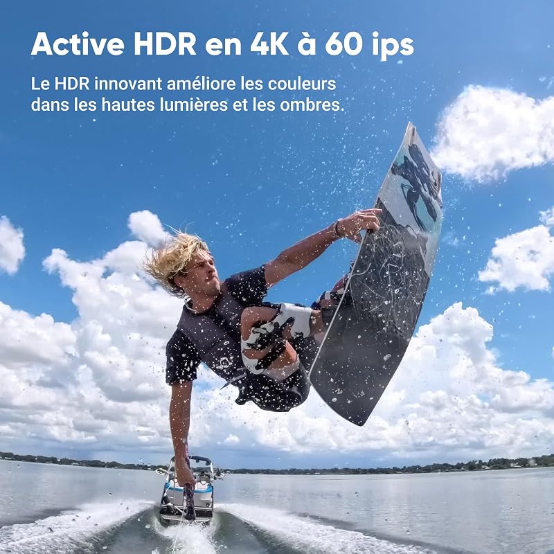 Ace Pro 2 Double Batterie - Caméra d'action 8K Objectif Leica