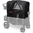 Radio Flyer Voya Stroller Wagon Accessory, Mosquito Mesh with Bag, Mosquito Netting Cover for 2 Seater High Sides Stroller Wagon