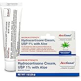AVEDANA Hydrocortisone Cream – 1 Ounce Eczema Cream with Aloe Vera – Premium Anti Itch Cream Extra Strength – Ideal for Rashe
