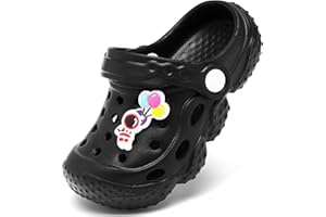 ChayChax Kid's Garden Clogs Cute Slides Sandals Toddlers Beach Pool Shower Shoes with Non-Slip Sole