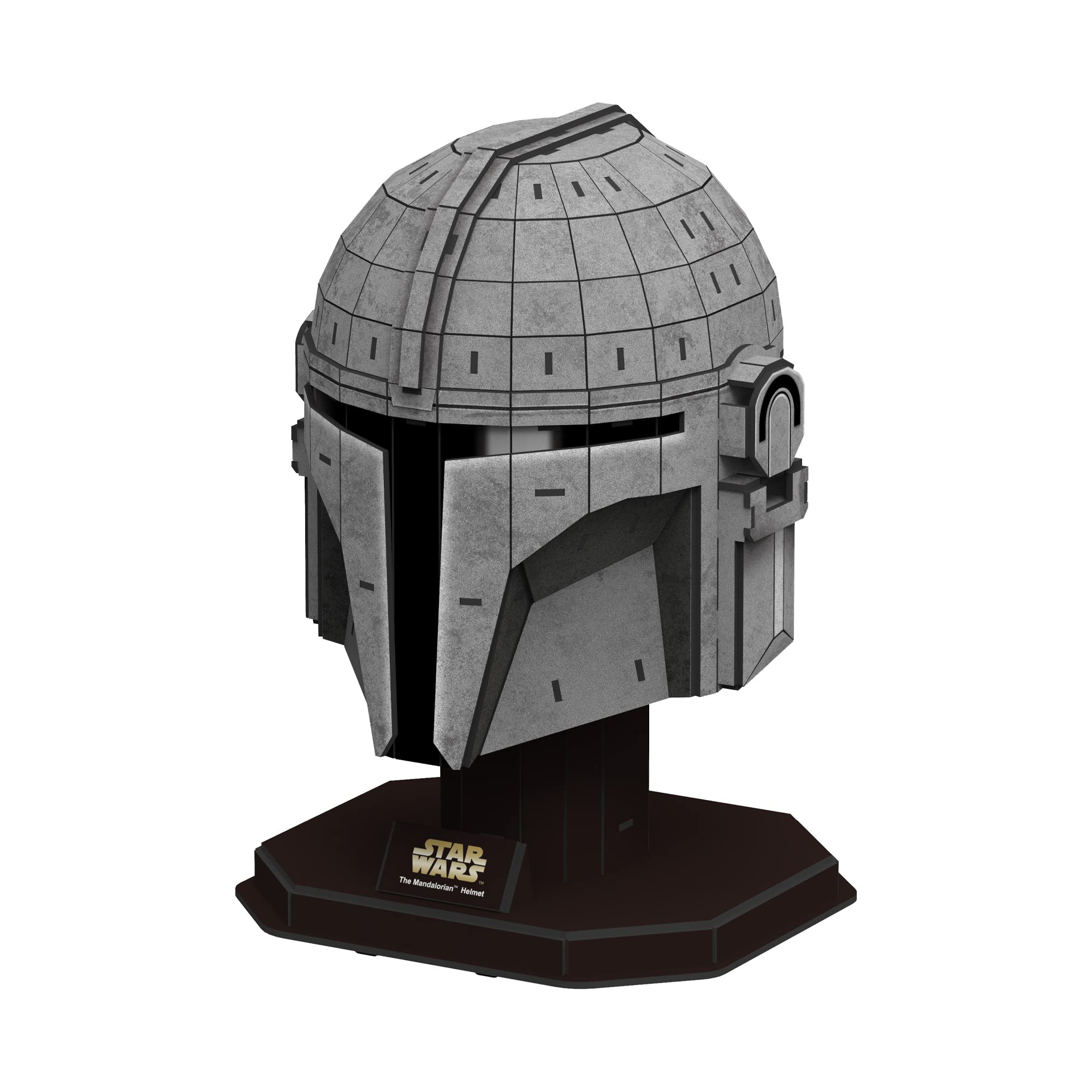University Games Star Wars: The Mandalorian, The Mandalorian's Helmet Model Kit, Grey