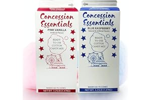 Concession Essentials - CE Floss Sugar -2pk Cotton Candy Floss Sugar 2 Pack (Pink Vanilla and Blue Raspberry)