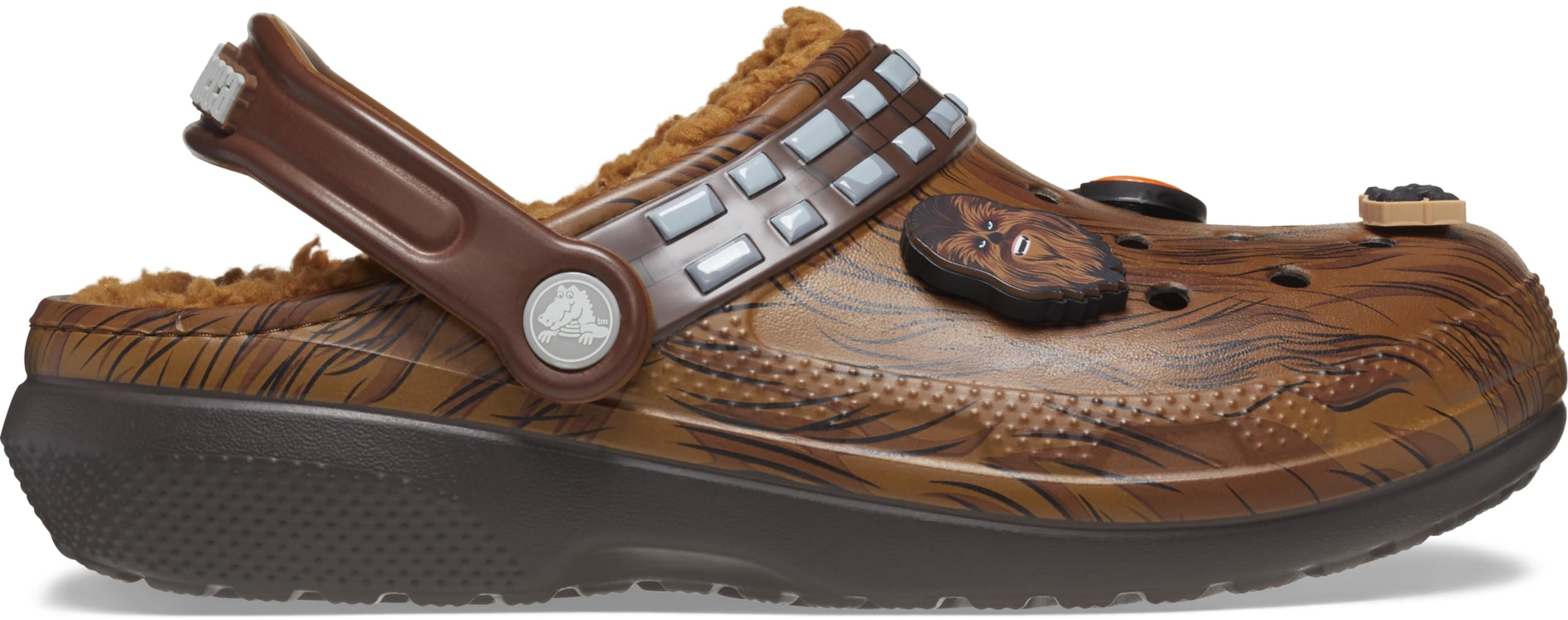 Crocs Unisex Adult Star Wars Chewbacca Classic Lined Clog Fuzzy Slippers