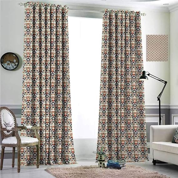 Amazon.com: Blackout Curtain Panels - Retro Blackout Thermal Insulated