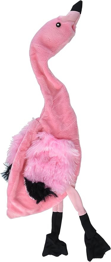 flamingo dog toy