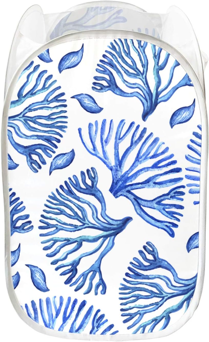 Cestas para lavar la ropa Hermoso coral azul en el mar para hombres