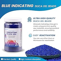 Wisesorb 2 LBS Blue to Pink Indicating Silica Gel