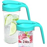 Masontops Multi Pour Top Mason Jar Lid with Handle - Regular Mouth Mason Jar Pour Spout Lid Pourer - Ball Mason Jar Pitcher L