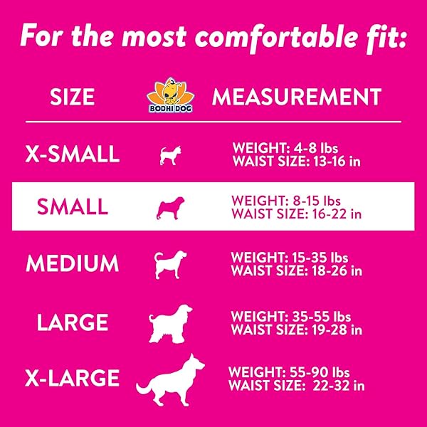 BODHI DOG DISPOSABLE FEMALE DOG DIAPERS – SUPER ABSORBENT DOG DIAPERS FOR FEMALE HEAT CYCLE – ADJUSTABLE FIT PEE WRAPS FOR POTTY TRAINING, MOISTURE CONTROL & WETNESS INDICATOR – SMALL (20 COUNT)