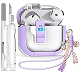 Secure Lock Case for AirPods 4, Ekoonpft 5-in-1