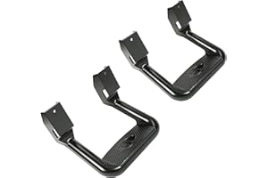 HECASA Universal 2 Pcs Side Step Compatible with 1967-2020 Chevrolet GMC Ford Isuzu Mitsubishi Dodge Jeep Nissan Toyota Mazda