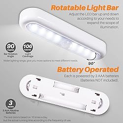 STAR-SPANGLED 3 Pack 7” Motion Sensor Lights