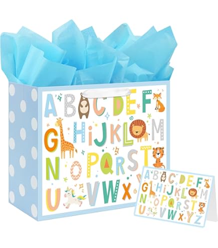 Hallmark 13" Large Gift Bag With Tissue Paper (Gold Foil Dots On Silver