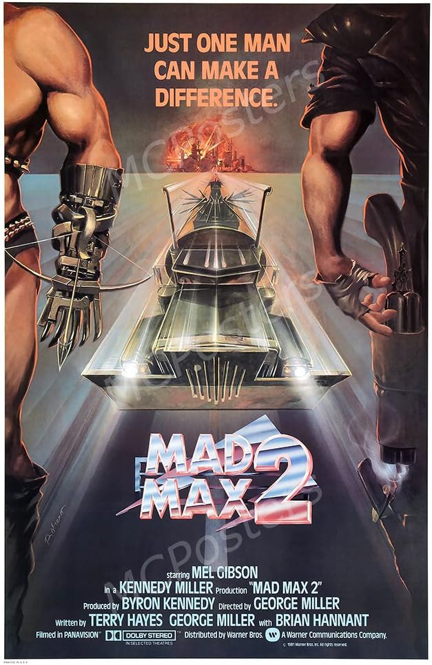 Mad Max 2 Mel Gibson GLOSSY FINISH Movie Poster - MCP243 (24" x 36" (61cm x 91.5cm))