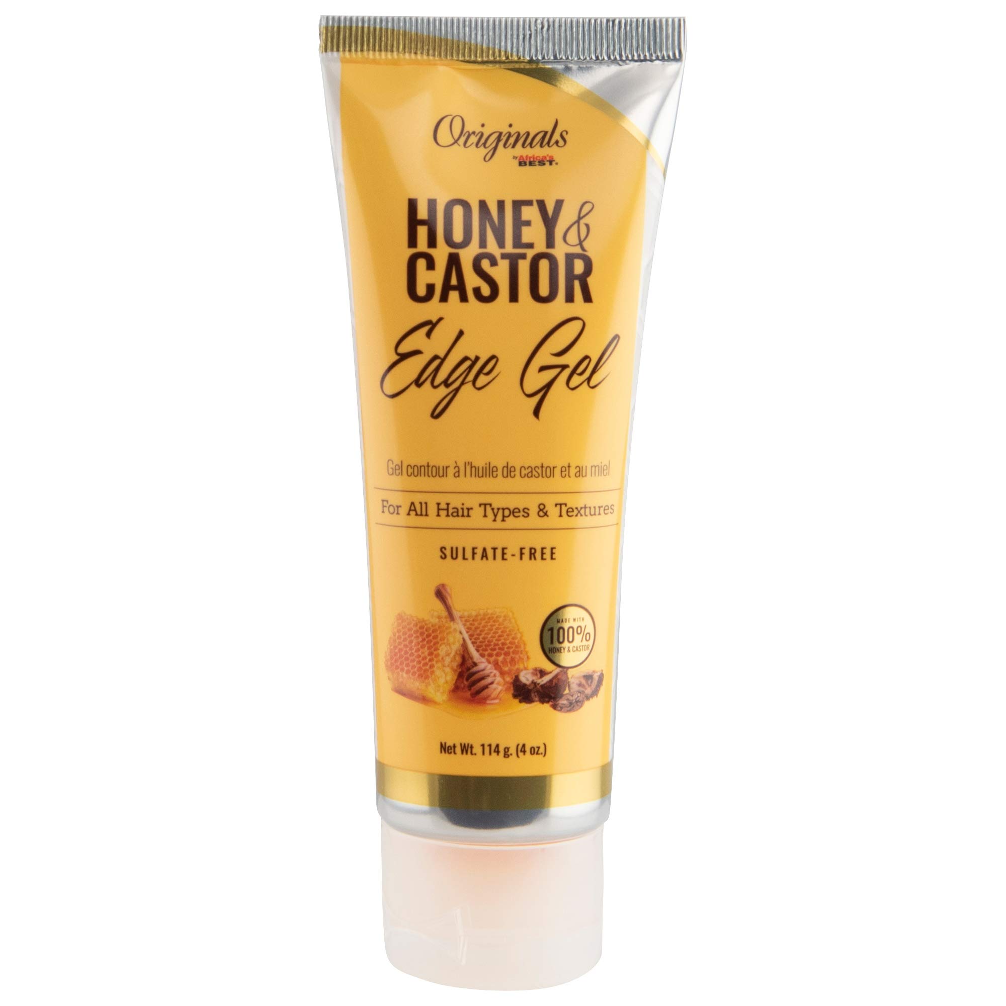 Africa's Best Originals Honey & Castor Edge Gel 4oz