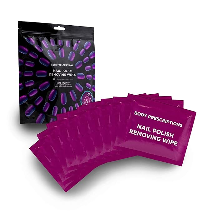 Amazon.com : 20 Nail Polish Remover Wipes - 1 pack (20 Count) of Nail