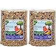 JCs Wildlife No Mess, No Waste Fruit Blend Premium Bird Seed Large Cylinder (2)