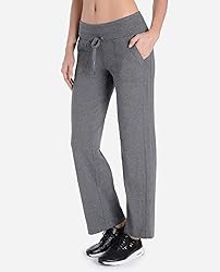 Danskin womens Straight athletic pants, Charcoal