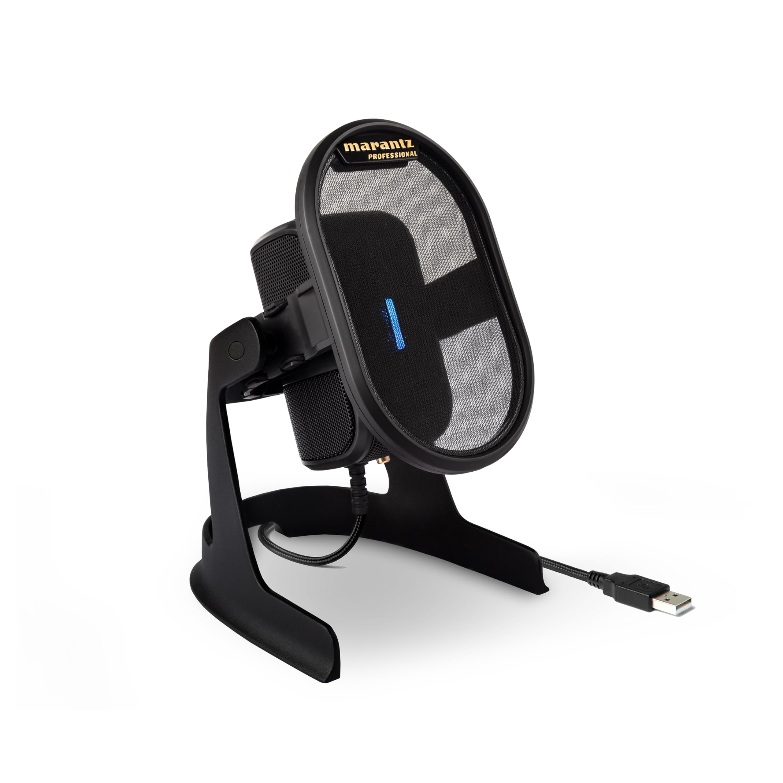 Marantz Professional Umpire - USB Microphone For Recording, Podcasting, Streaming and Gaming With Desktop Stand, Pop Filter and Shockmount