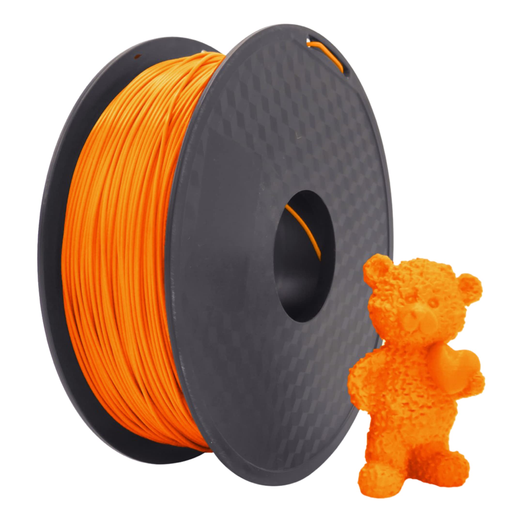 Creavvee PLA 3D Printer Filament, 1.75mm, Orange, 1kg Spool (2.2lbs)