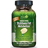 Irwin Naturals Thermo-Burn Stubborn Fat Metabolizer - 60 Liquid Soft-Gels - Combines Green Tea Extract (EGCG), MCT Oil & Caffeine - 20 Servings