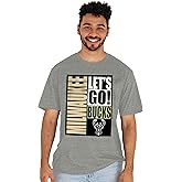 Blue 84 NBA Unisex-Adult NBA Officially Licensed Tri-Blend T-Shirt Vintage Arch Gray