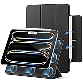 ESR Case for iPad Pro 13 Inch (M5/M4) 2025/2024, Powerful Magnetic Attachment, Slim Trifold Stand Case, Supports Pencil Pro &