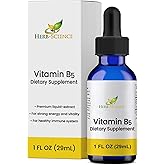 Herb-Science Liquid Vitamin B5 – 36 Servings – High Absorption Pantothenic Acid for Energy, Mood & Nerve Support – Vegan Non-GMO Alcohol Free – Better Than Capsules or Pills – 1 Fl Oz