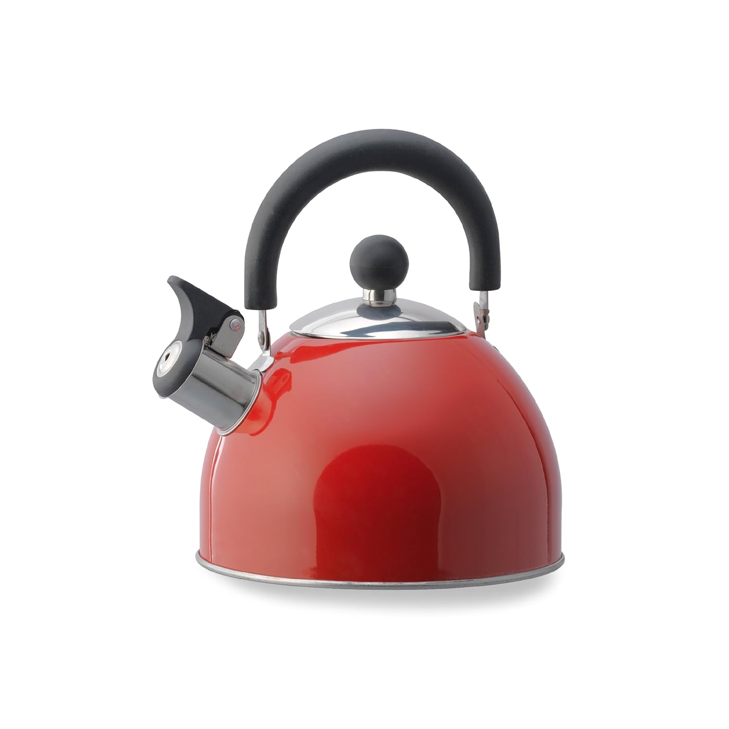 Kamenstein Whistle Tea Kettle (Stainless Steel, 2Quart, Red) eBay
