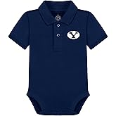 Creative Knitwear College Baby Polo Bodysuit Solid - Team Logo, Multiple Colors, for Boys & Girls (0-12 Months)
