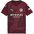 Manchester City FC Kids 2024/25 Third Soccer Jersey - Burgundy