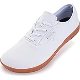 WHITIN Men's Wide Canvas Barefoot Sneakers | Zero Drop Sole | Minimalist Footwear