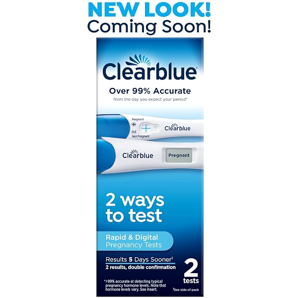 CLEARBLUE DIGITAL & PLUS PREGNANCY 2 TESTS – 0633472601156