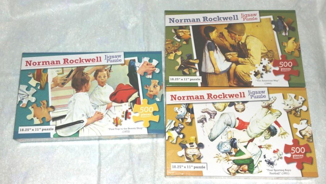 Another Fine K Norman Rockwell Jigsaw Puzzle ( 3 Pack)