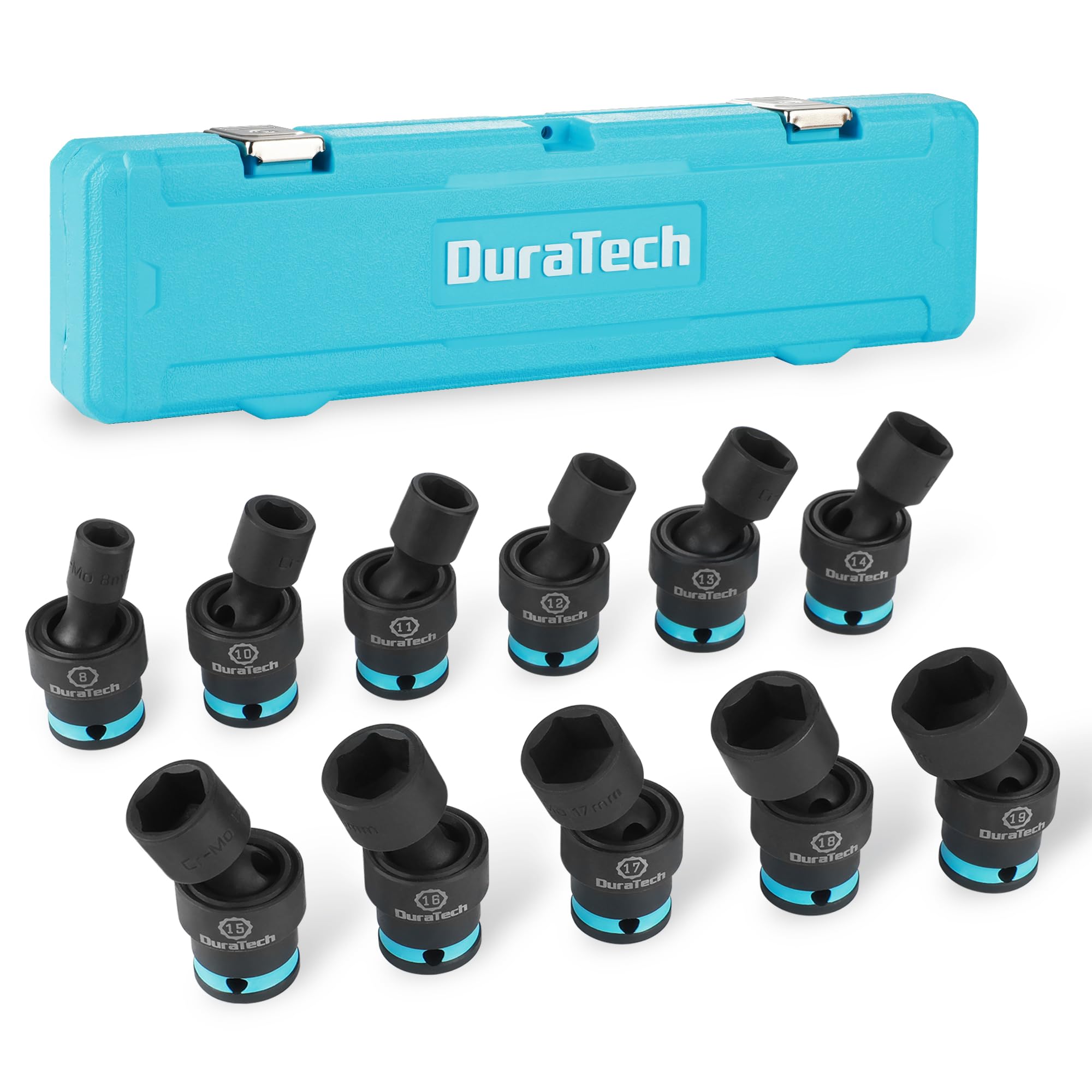 Mua DURATECH 3/8" Drive Swivel Socket Set, 11Piece Shallow Universal
