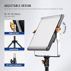 Neewer 2 Packs Dimmable Bi Color 480 LED Video