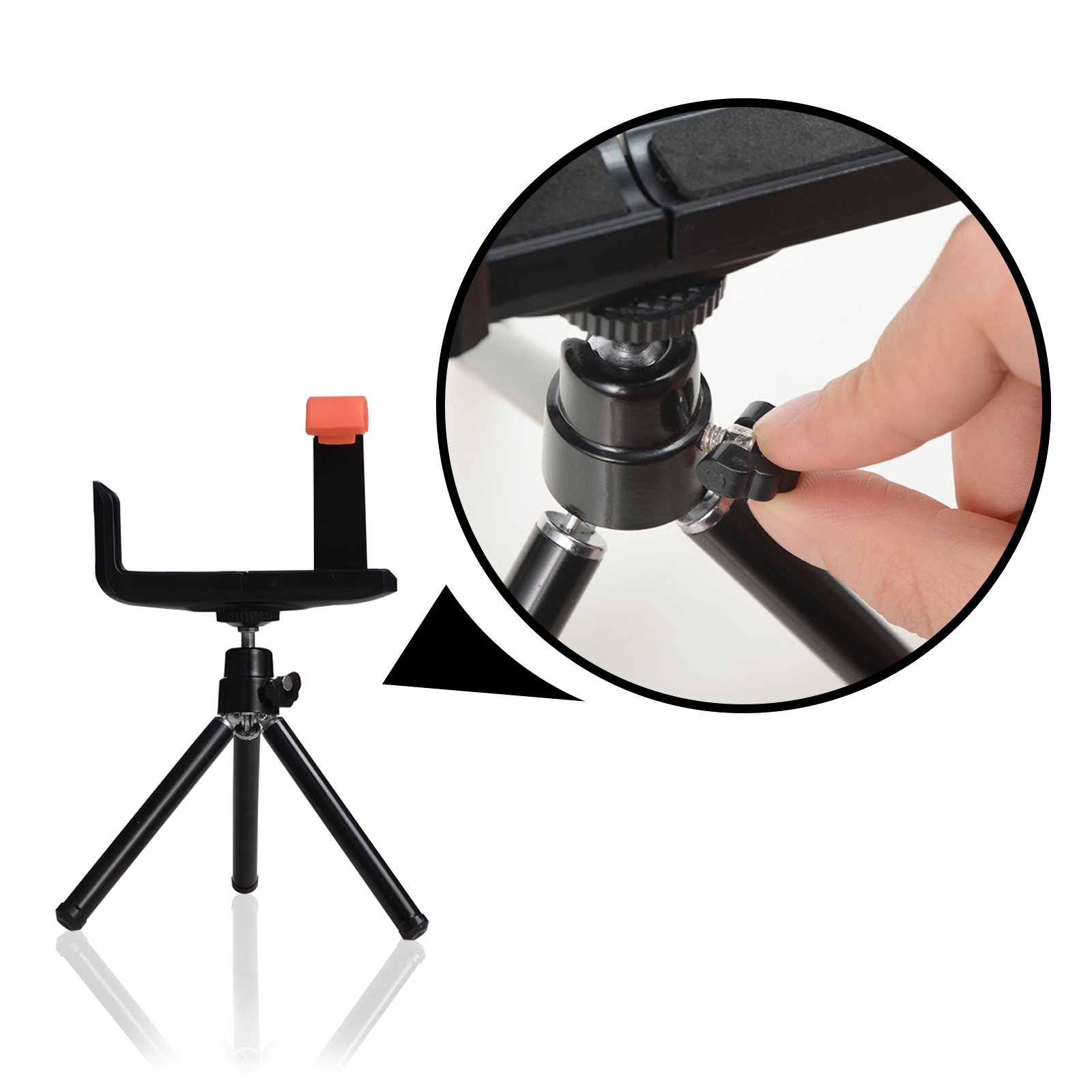 Voilamart Photo Shooting Tent Mini LED Studio Photo Box Portable Photography Cube Box with Four Backdrops, 5500K Continuous Lighting Kit, 40x40cm/16x16 Inch