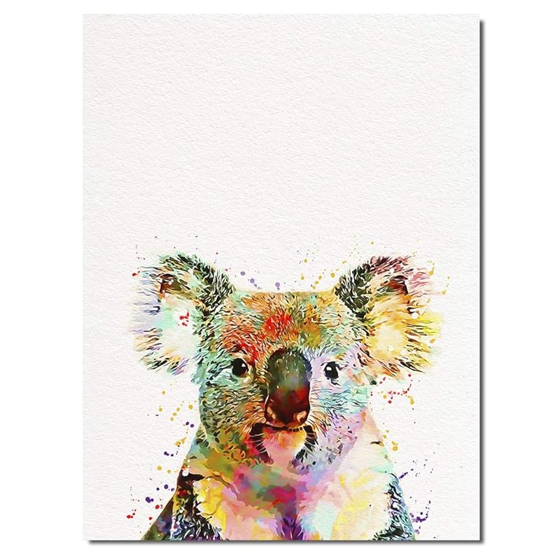 Koala Bear Art Print New Mom Gift Kids Bedroom Nursery Art Newborn Baby Room Wall Decor Original Watercolor Painting Australian Painting Art Collectibles Delage Com Br
