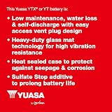 Yuasa YTX12 12V 180CCA Maintenance Free AGM Motorcycle Battery view 8